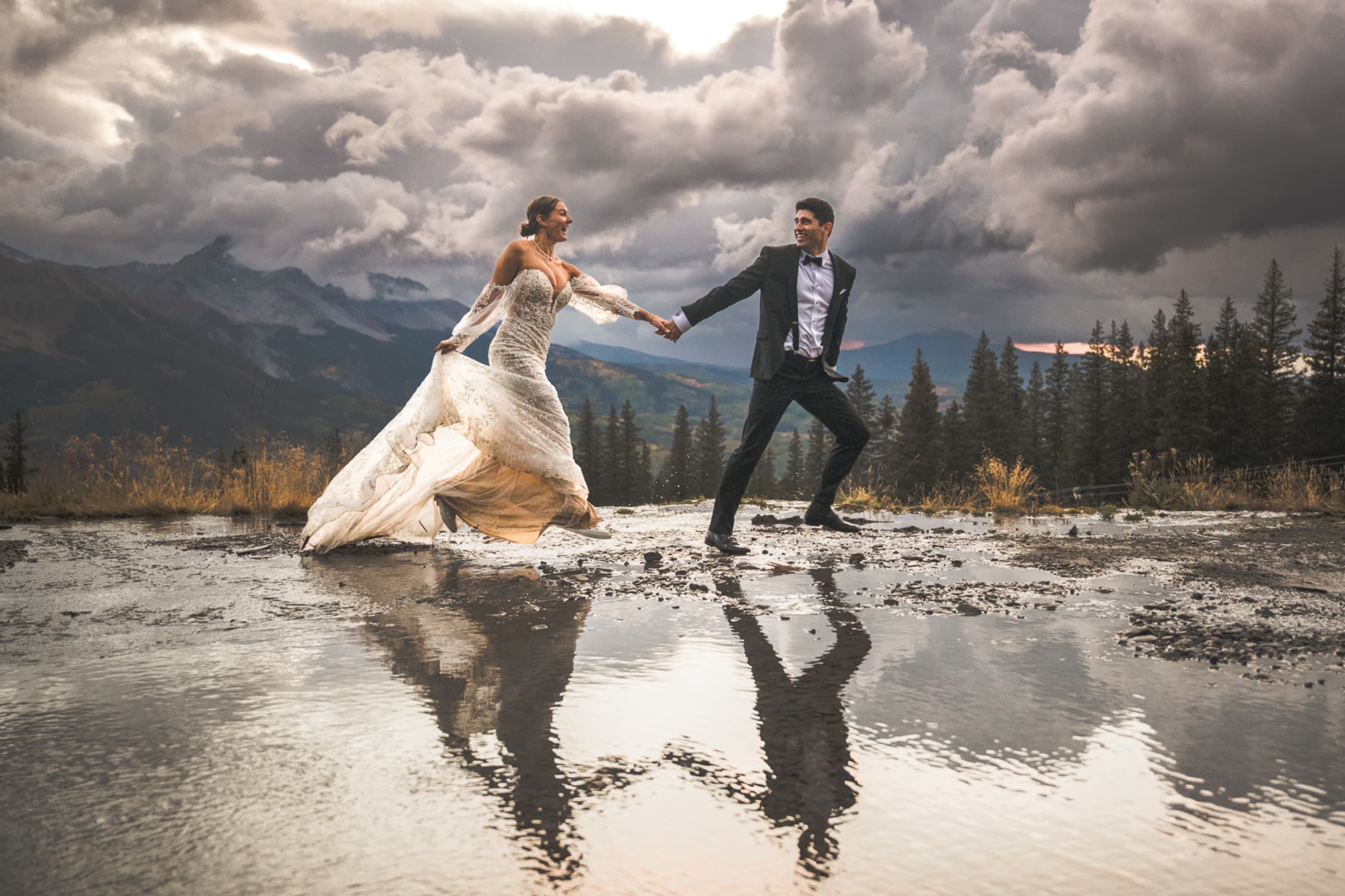 Adventure wedding photography by Michael Morse