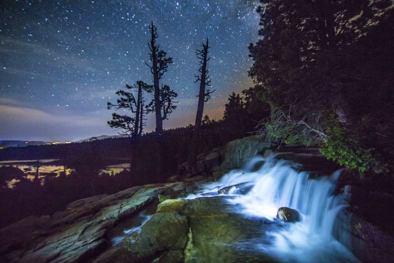 Night Reflections 2015 photograph by Michael Morse — a study in darkness and light