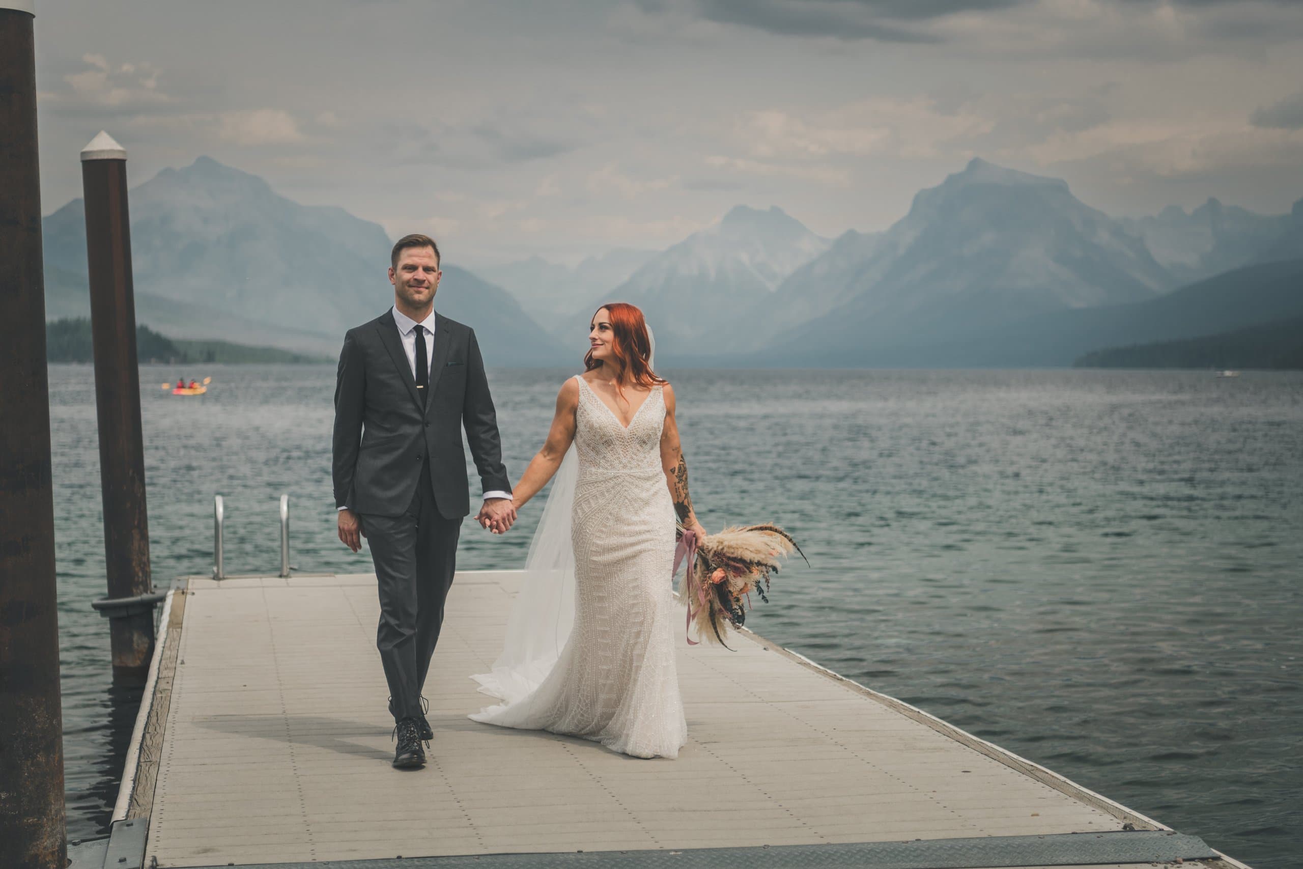 Ayla & Jordan elopement in glacier — _DSC9056