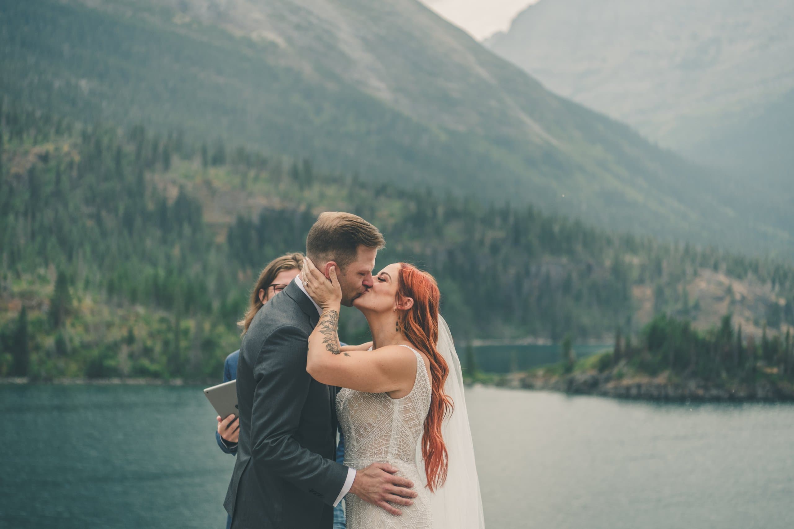 Ayla & Jordan elopement in glacier — _DSC9239