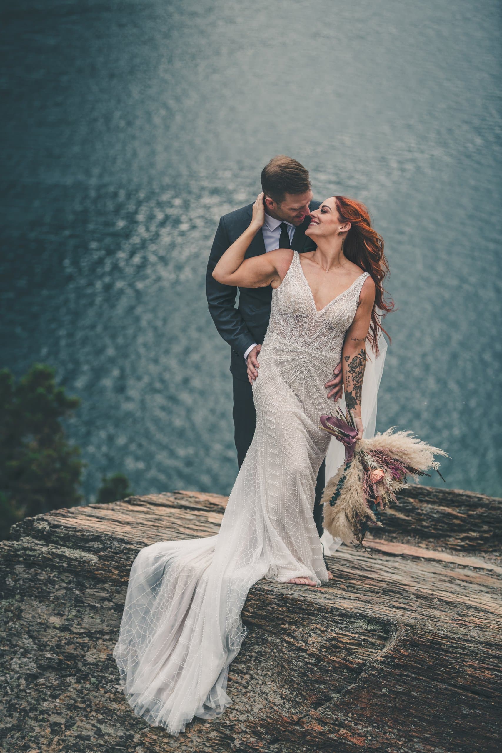 Ayla & Jordan elopement in glacier — _DSC9413