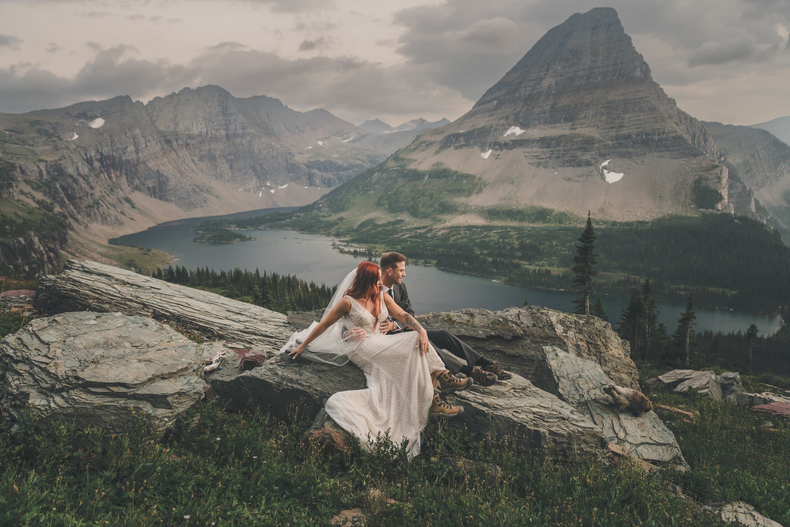 Ayla & Jordan elopement in glacier — _DSC9624