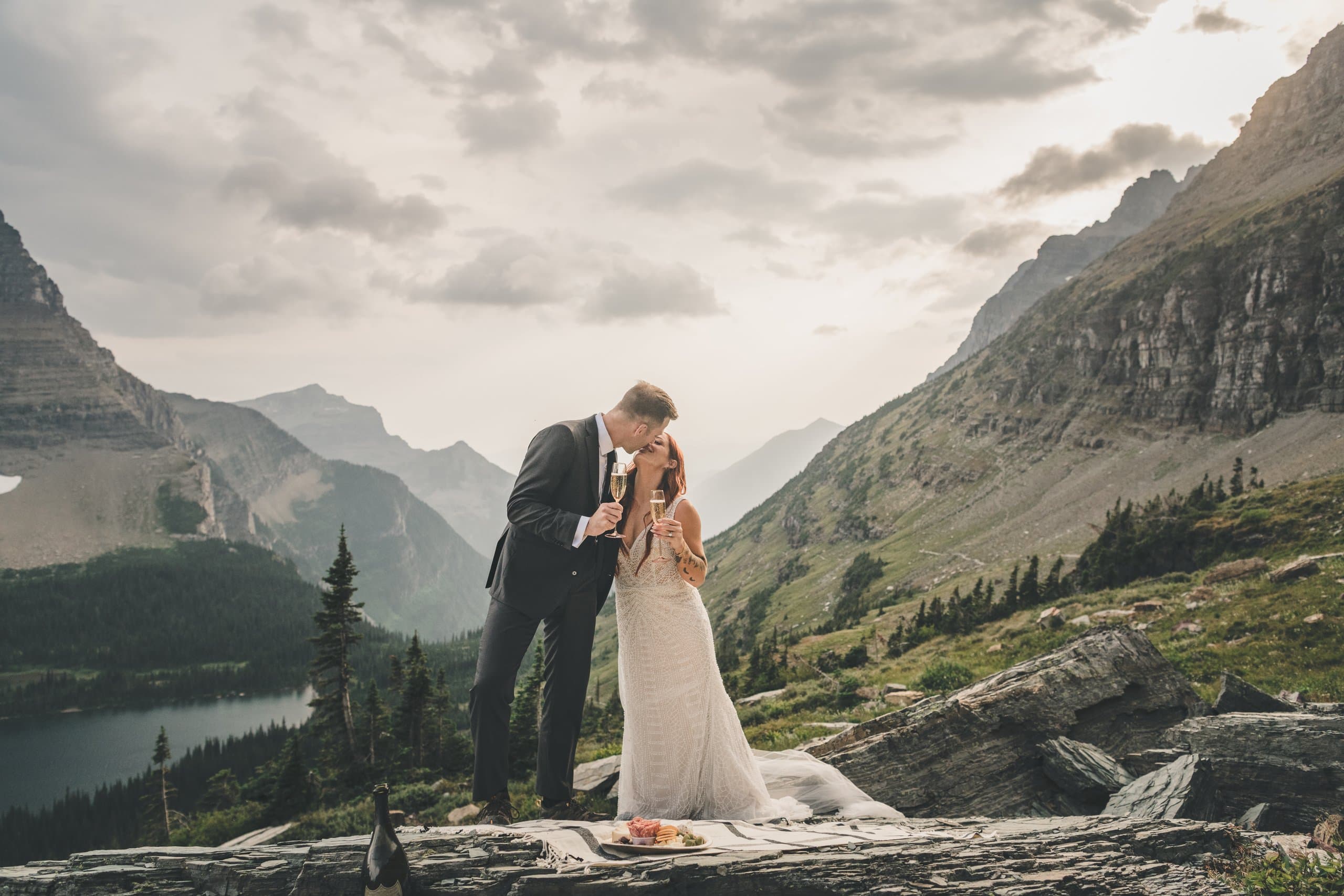 Ayla & Jordan elopement in glacier — _DSC9702
