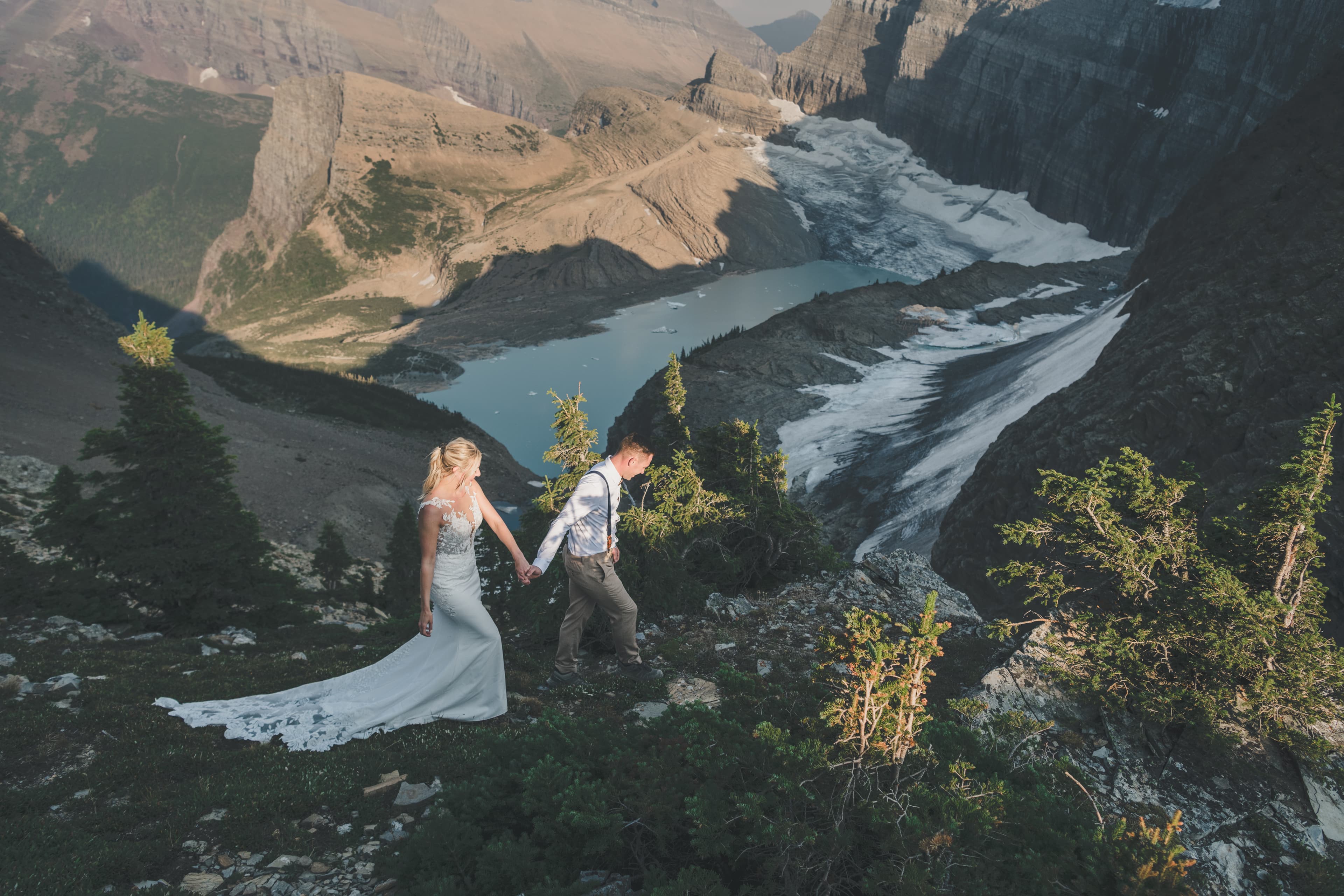Shawna & Ryan Elopement in Glacier National Park, Montana