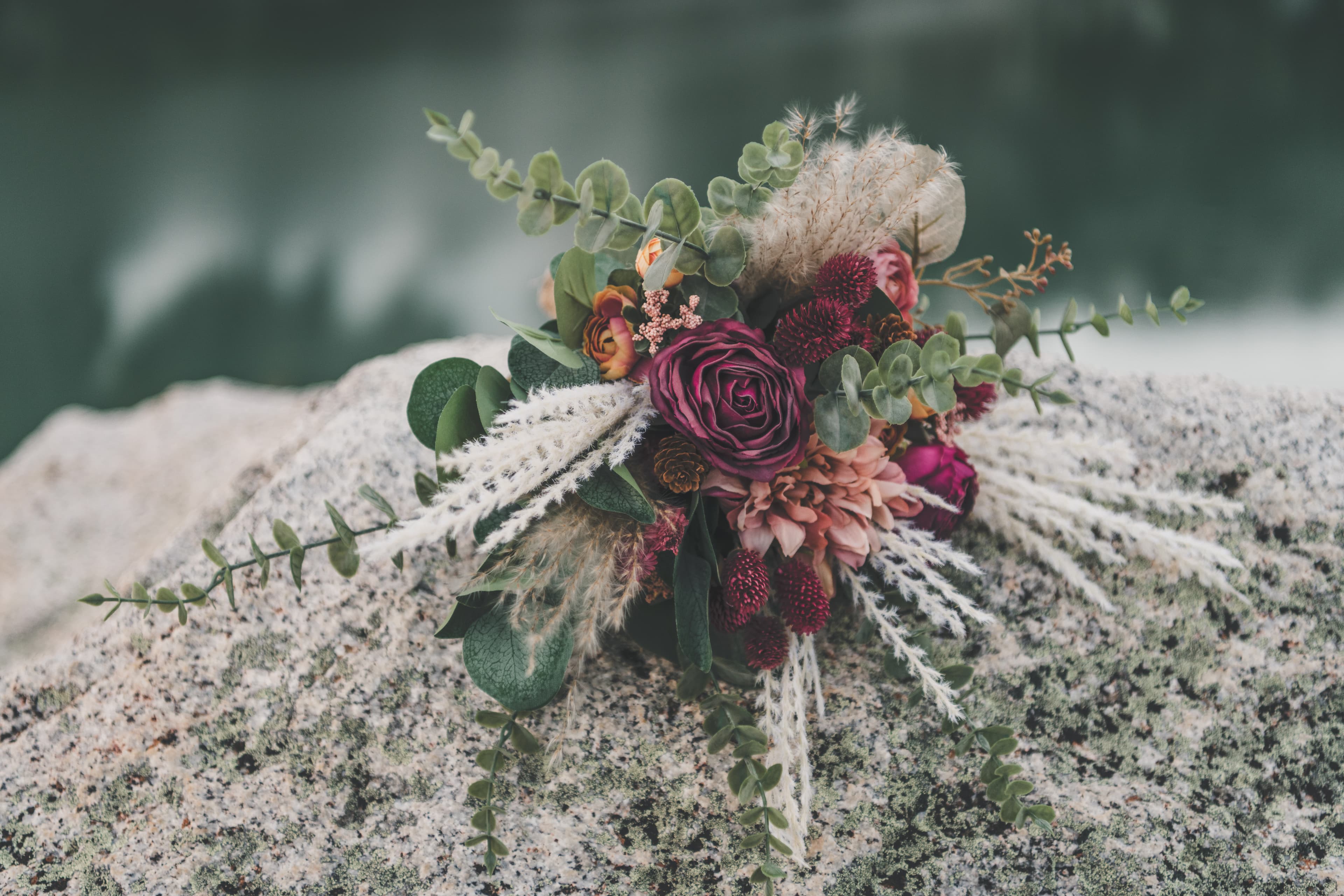 Chrishna and Scott elopement portrait — Mammoth Lakes and alpine scenery