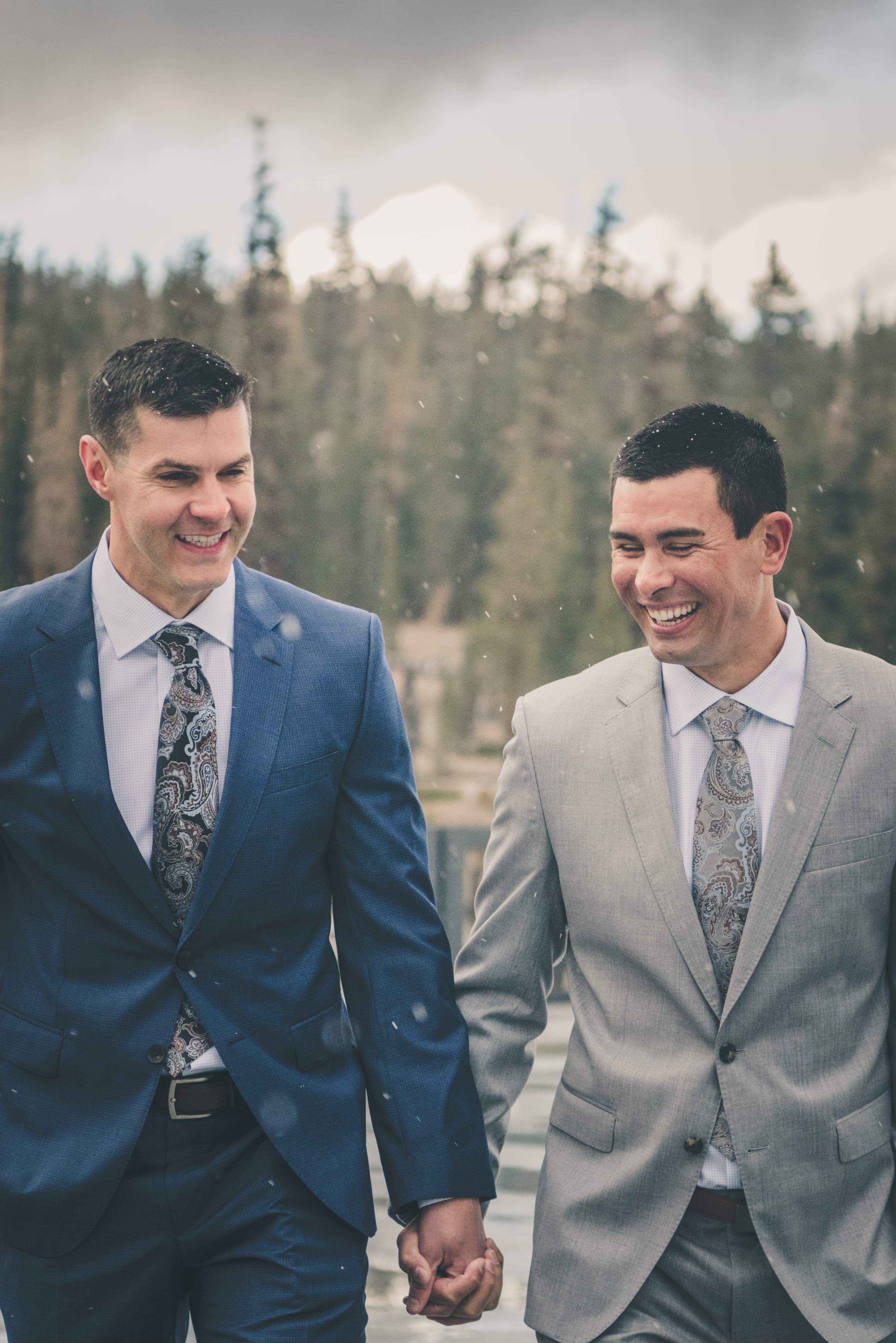 Ben and Zack Mammoth wedding — portrait session in the Eastern Sierra Nevada