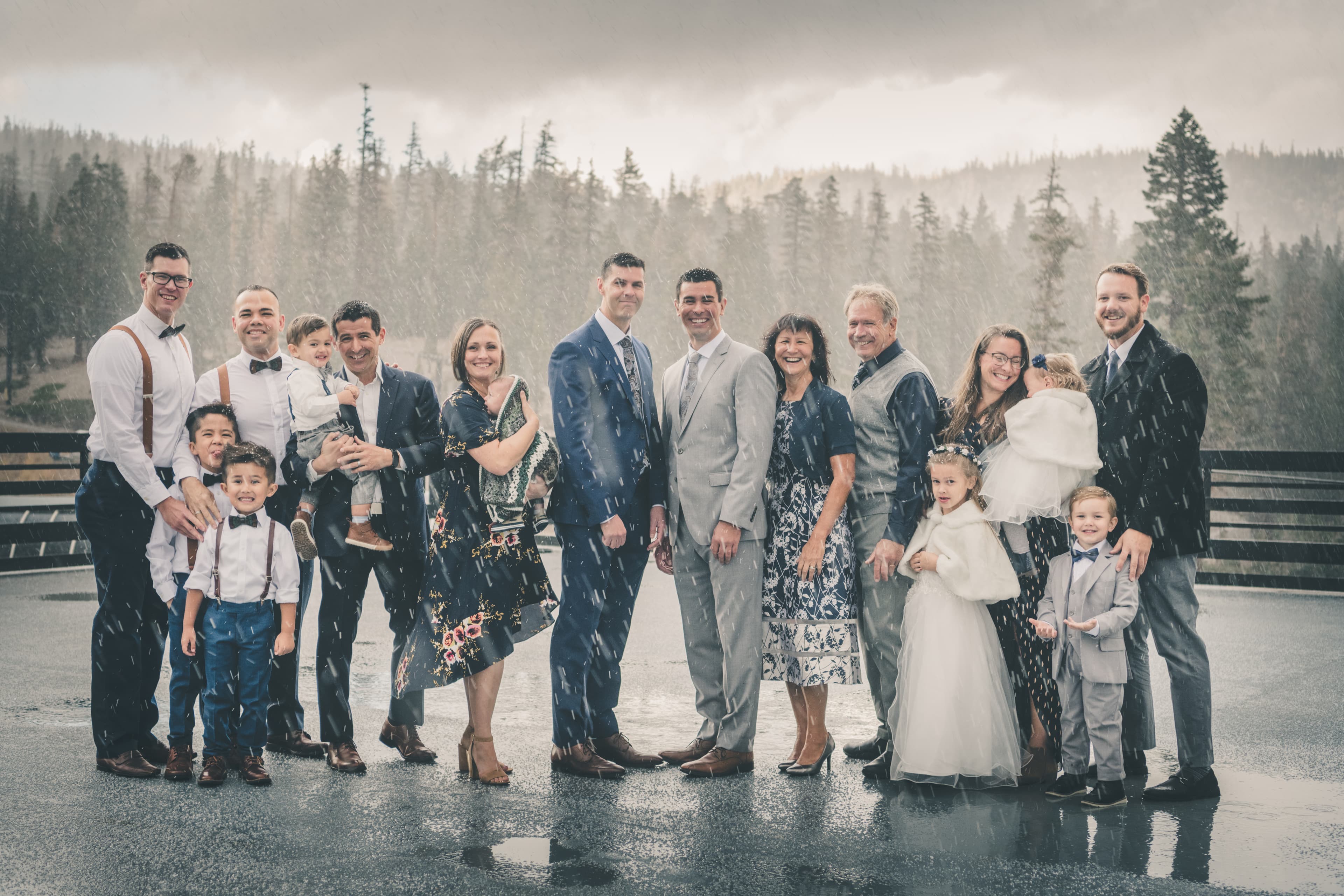 Ben and Zack wedding at Mammoth Lakes — couple portrait in the Eastern Sierra Nevada