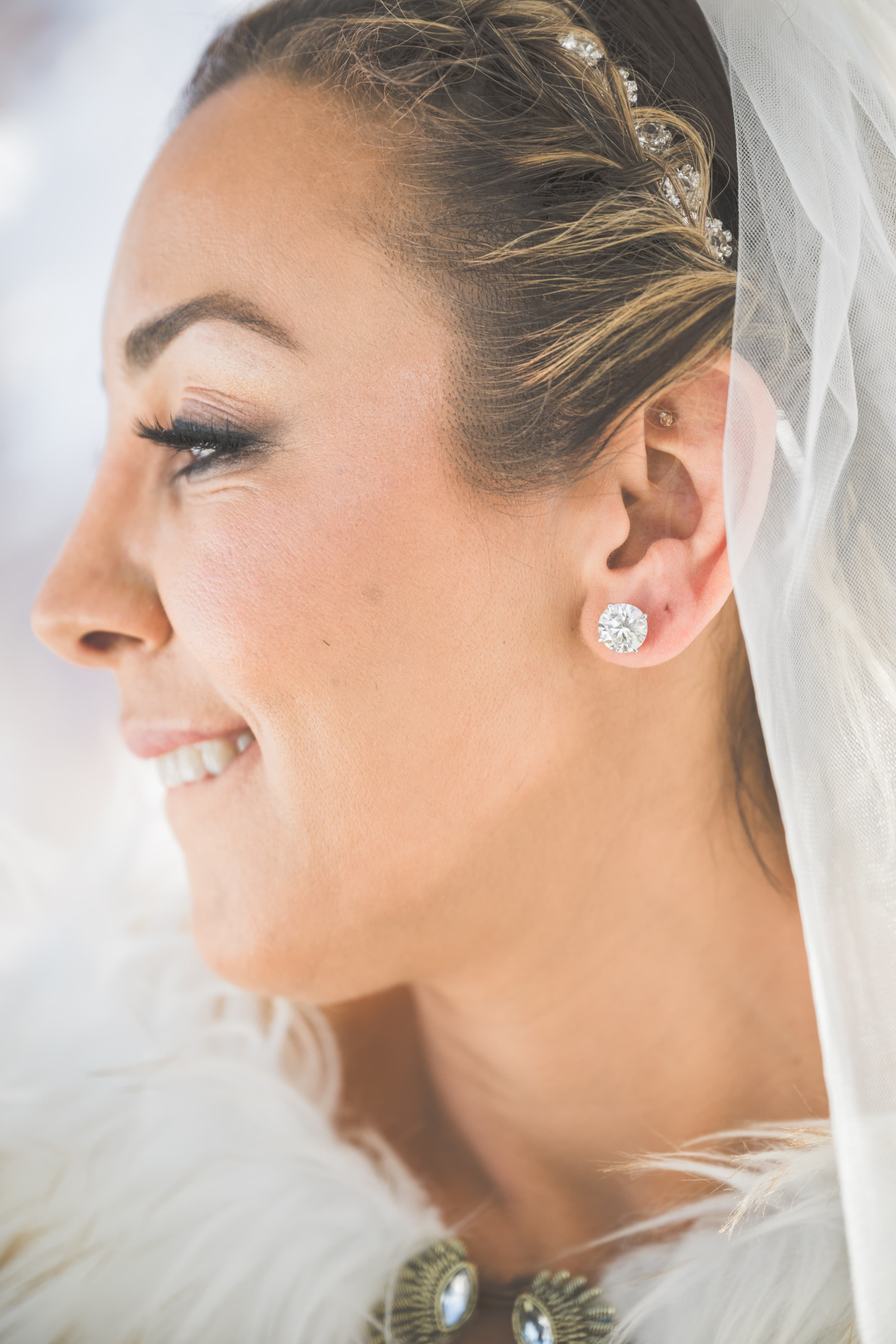 Diana and Ara Mammoth wedding — intimate moment in the Eastern Sierra