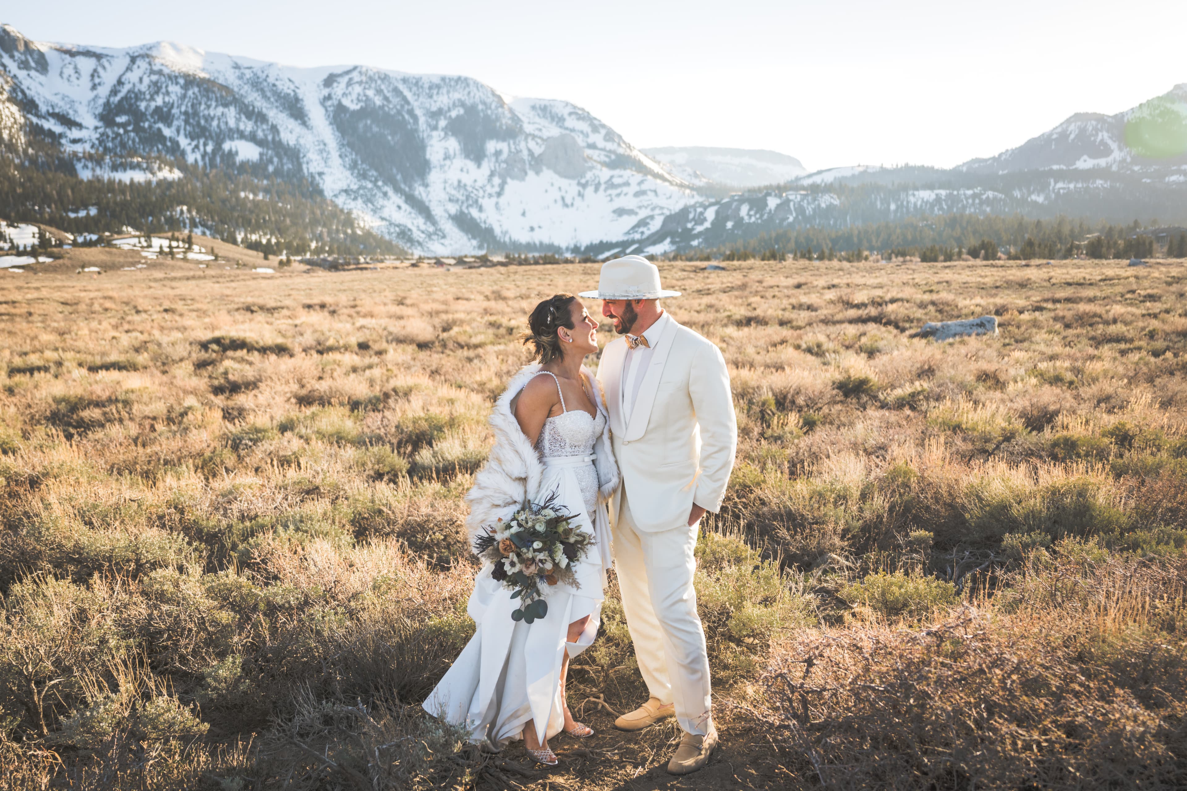 Diana and Ara wedding — portrait session at Mammoth Lakes, California