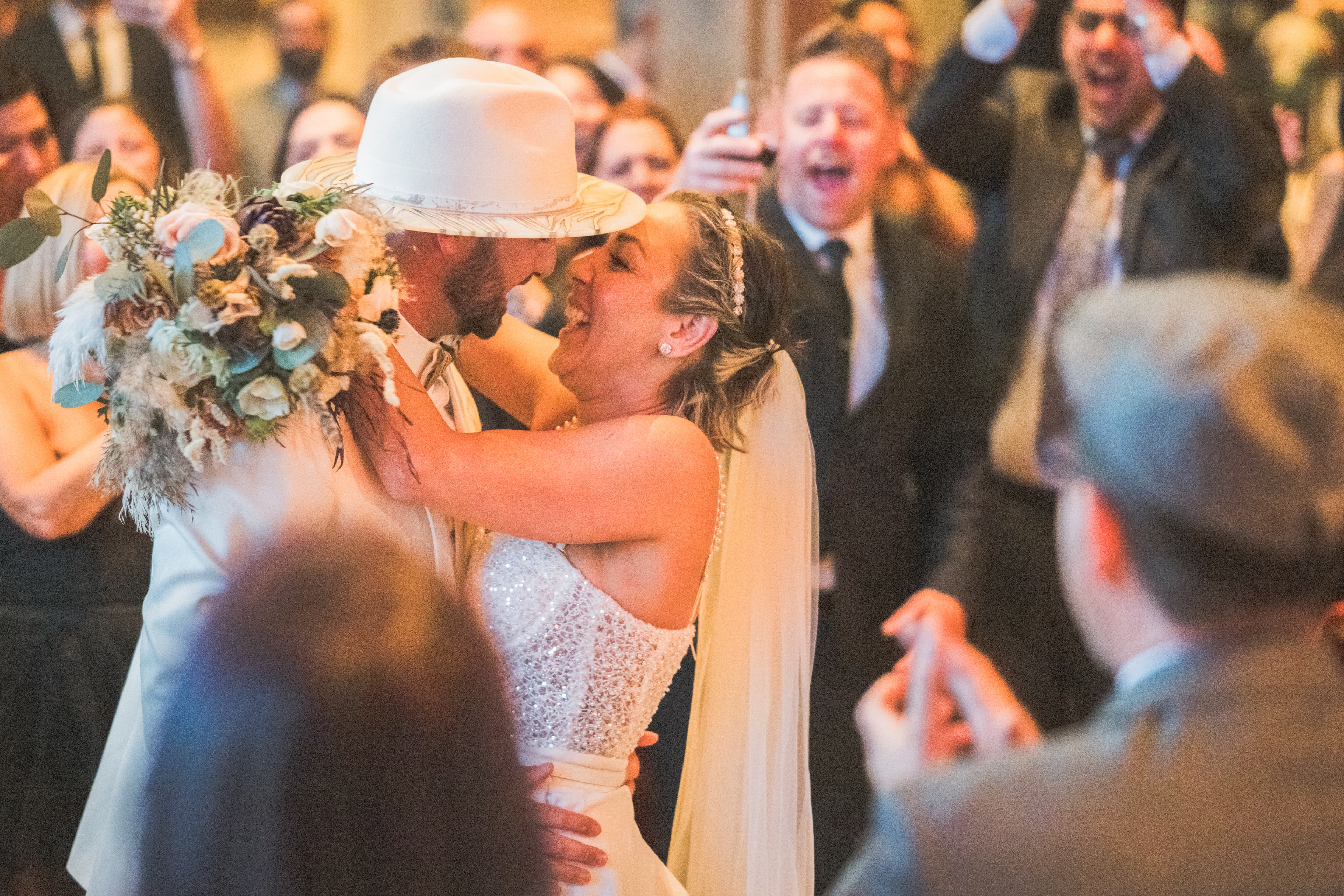 Diana and Ara Mammoth wedding — intimate portrait at golden hour
