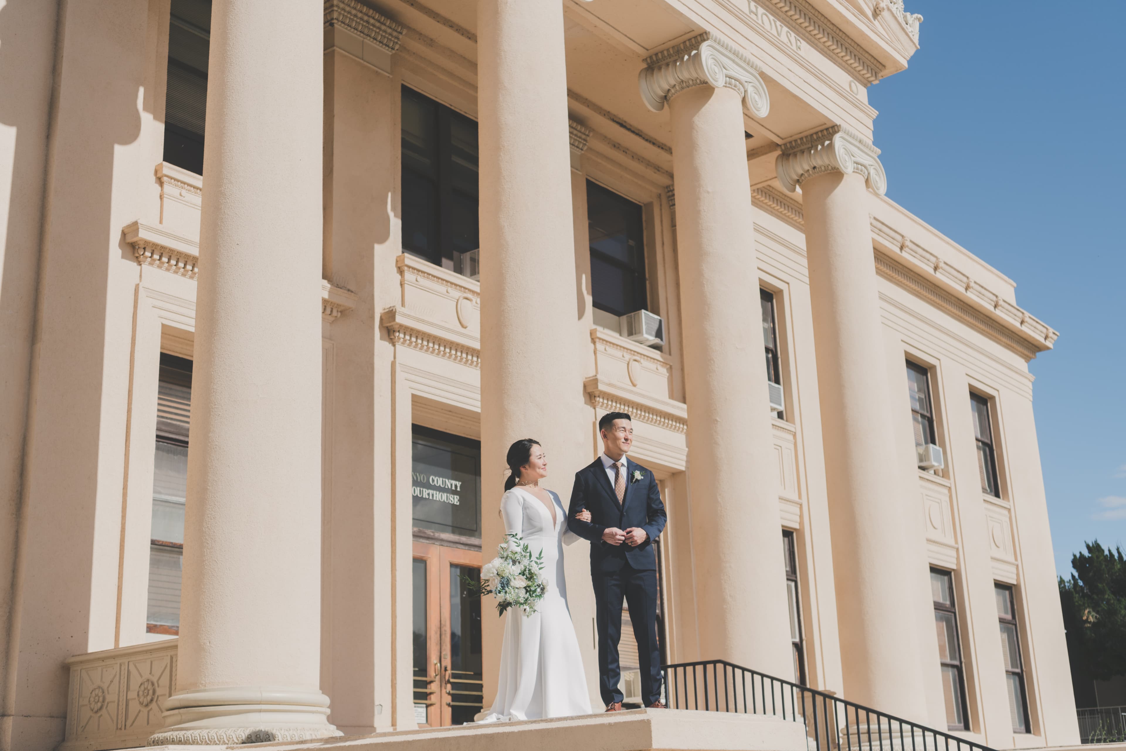 Hana and Chris Mammoth wedding — intimate moment in the Eastern Sierra