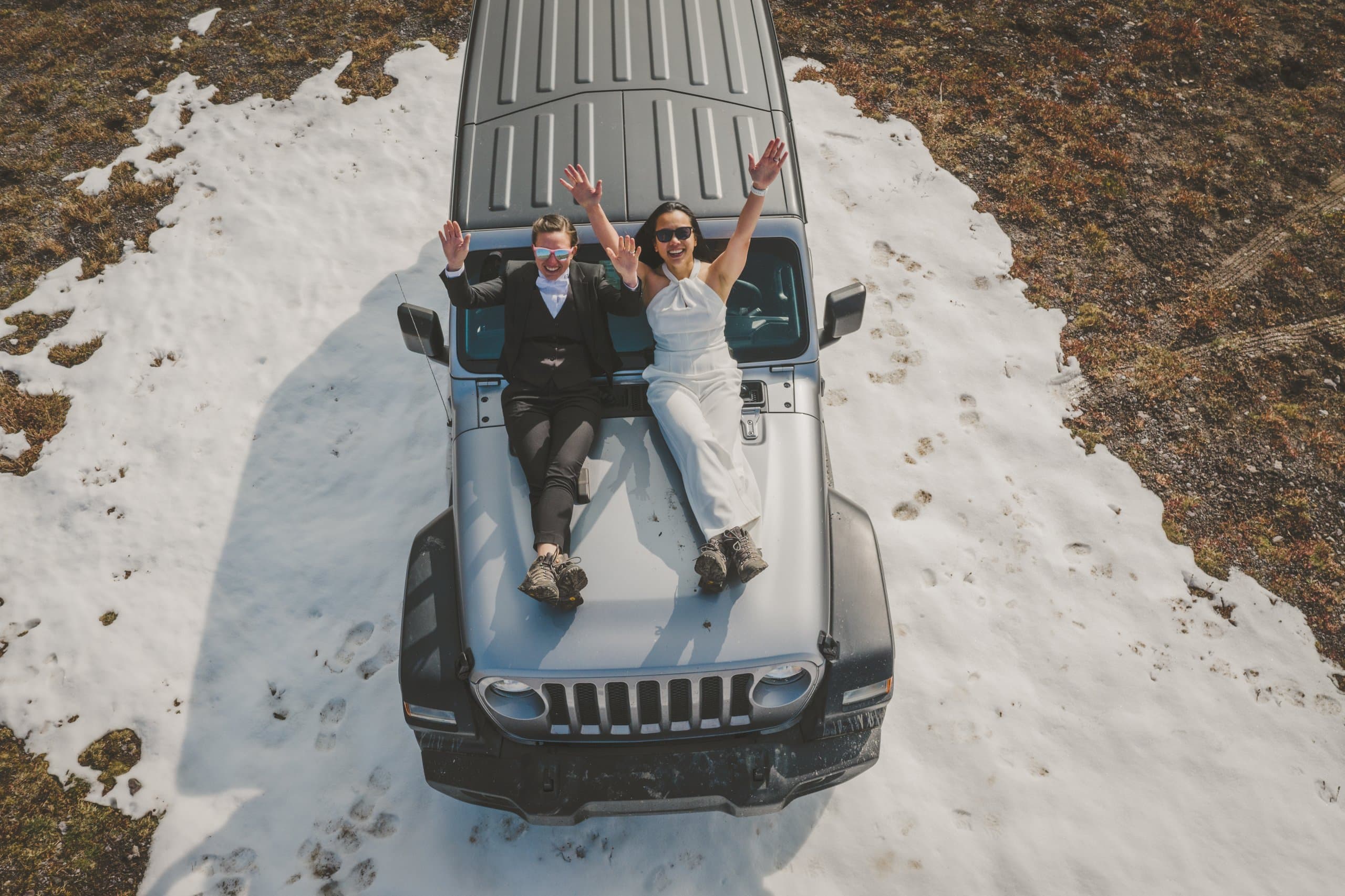 Paige & Torri elopement in telluride — DJI_0414