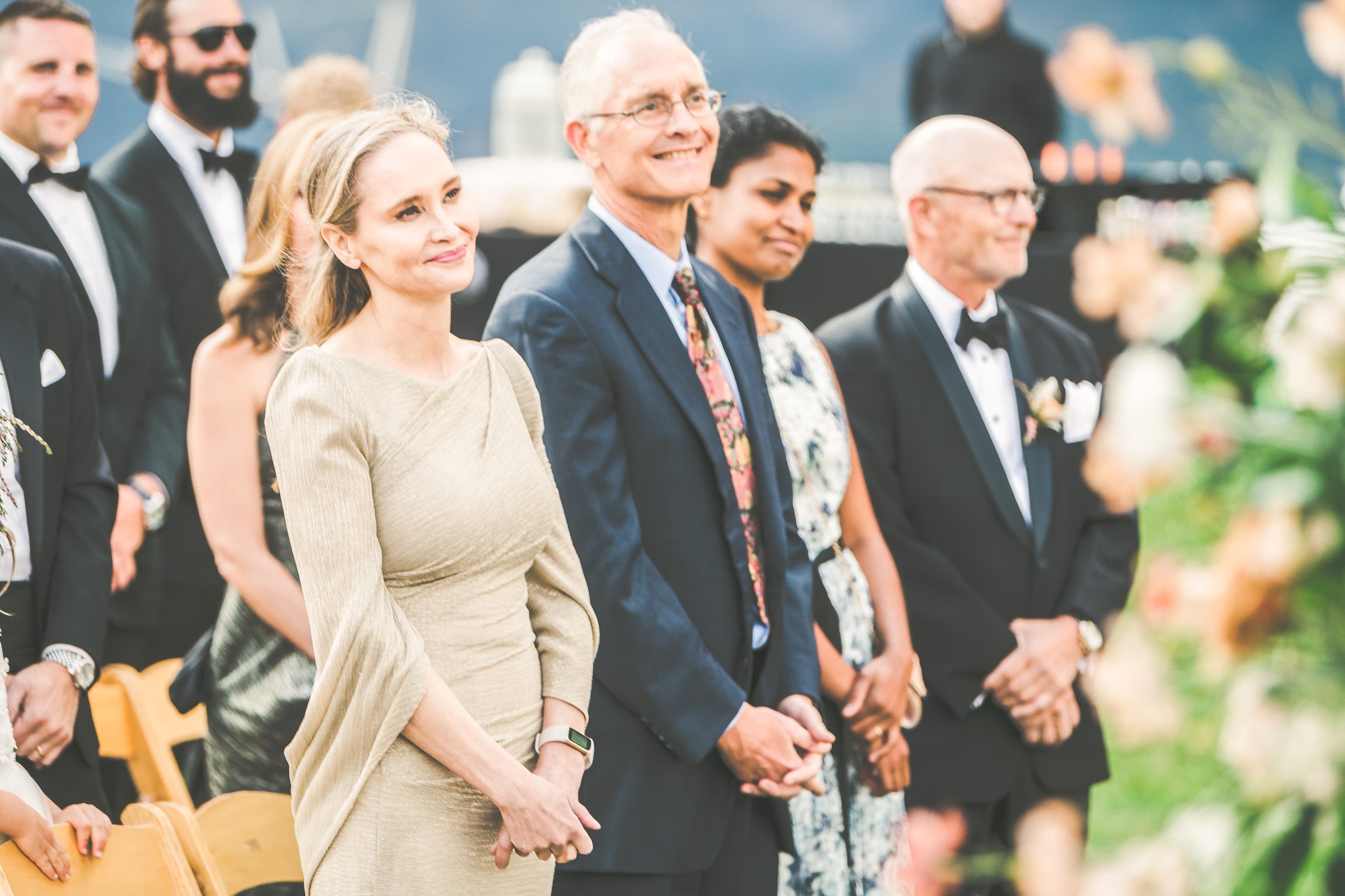 Allred's wedding in Telluride, Colorado — candid moment