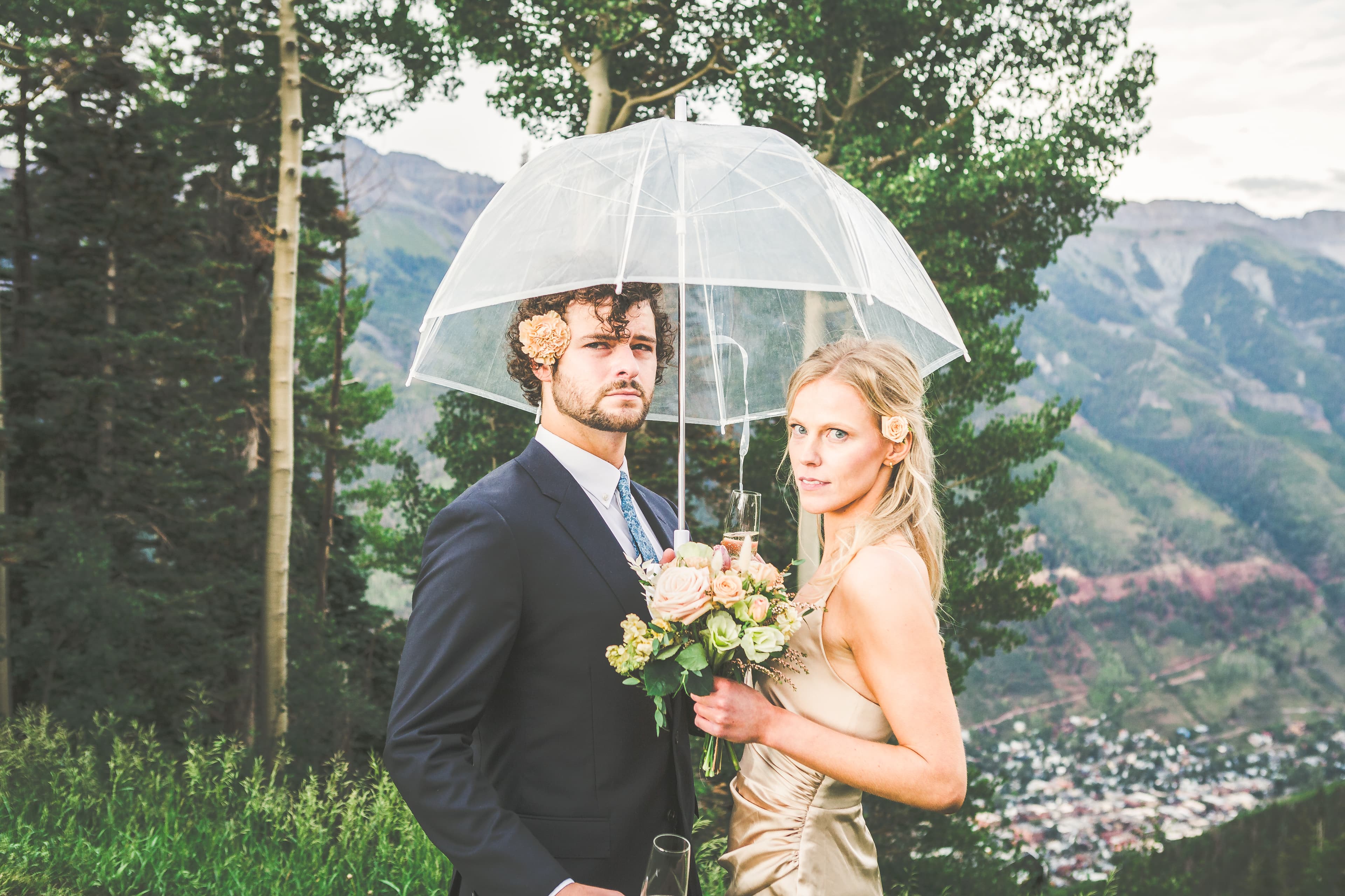 Allred's wedding reception in Telluride, Colorado