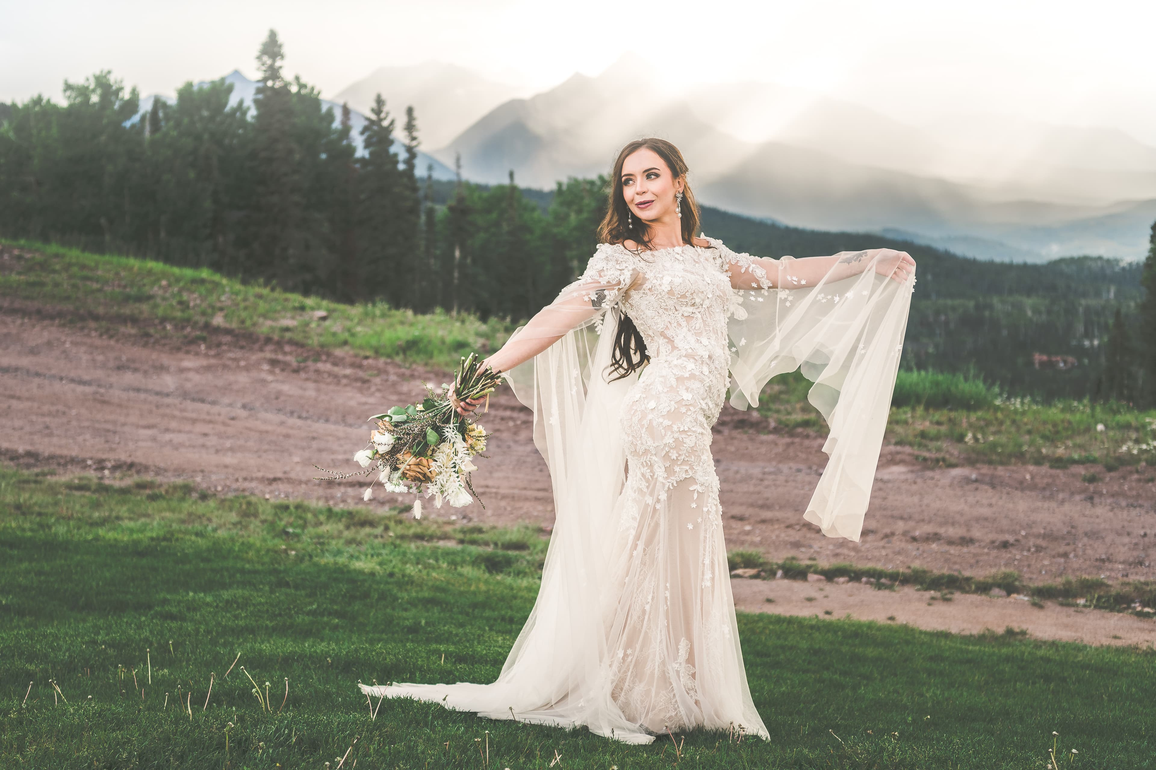 Allred's wedding reception in Telluride, Colorado