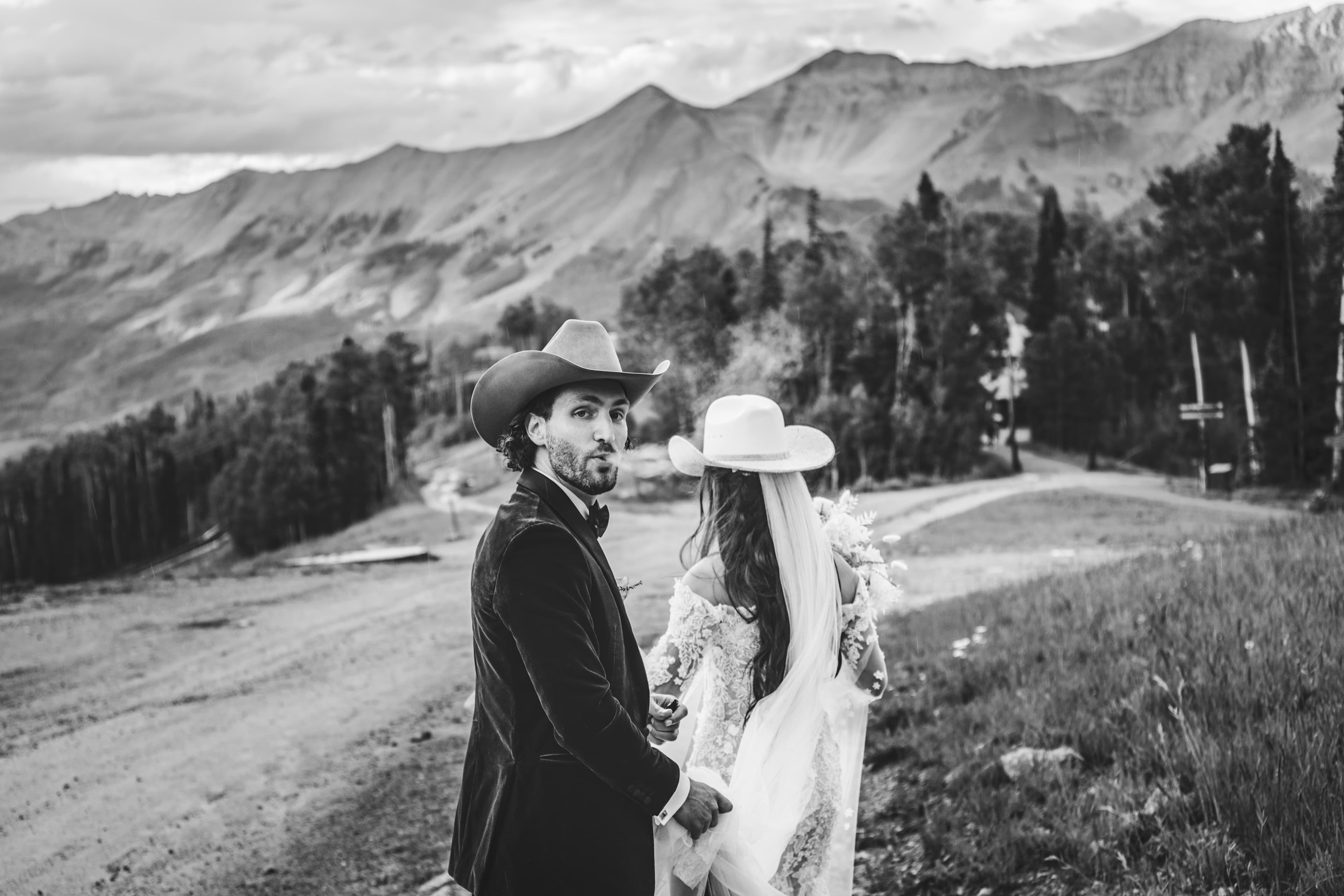 Allred's wedding in Telluride — portrait session