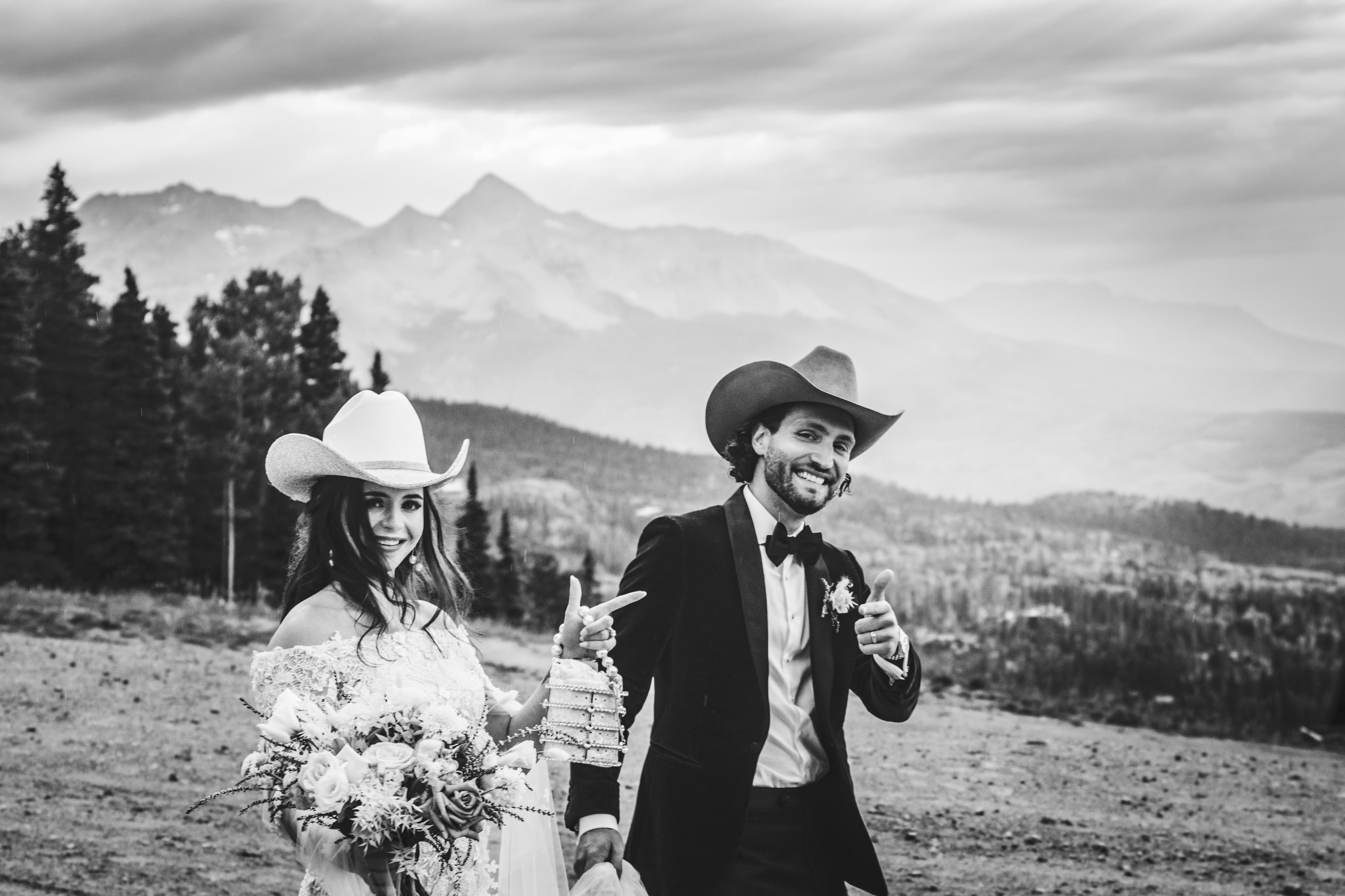 Allred's wedding in Telluride — portrait session
