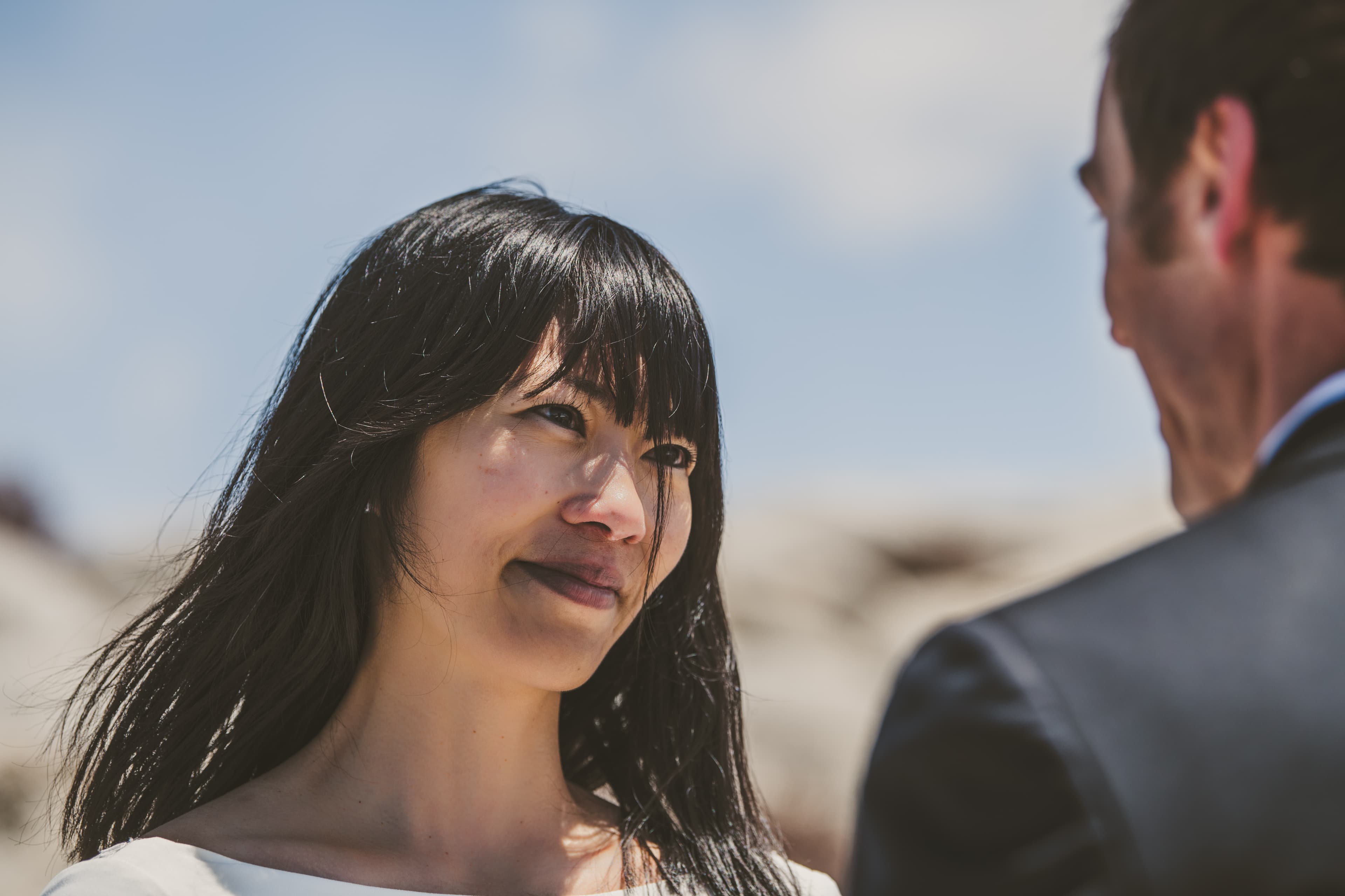 Sheri and Matt Yosemite elopement — intimate moment in the national park
