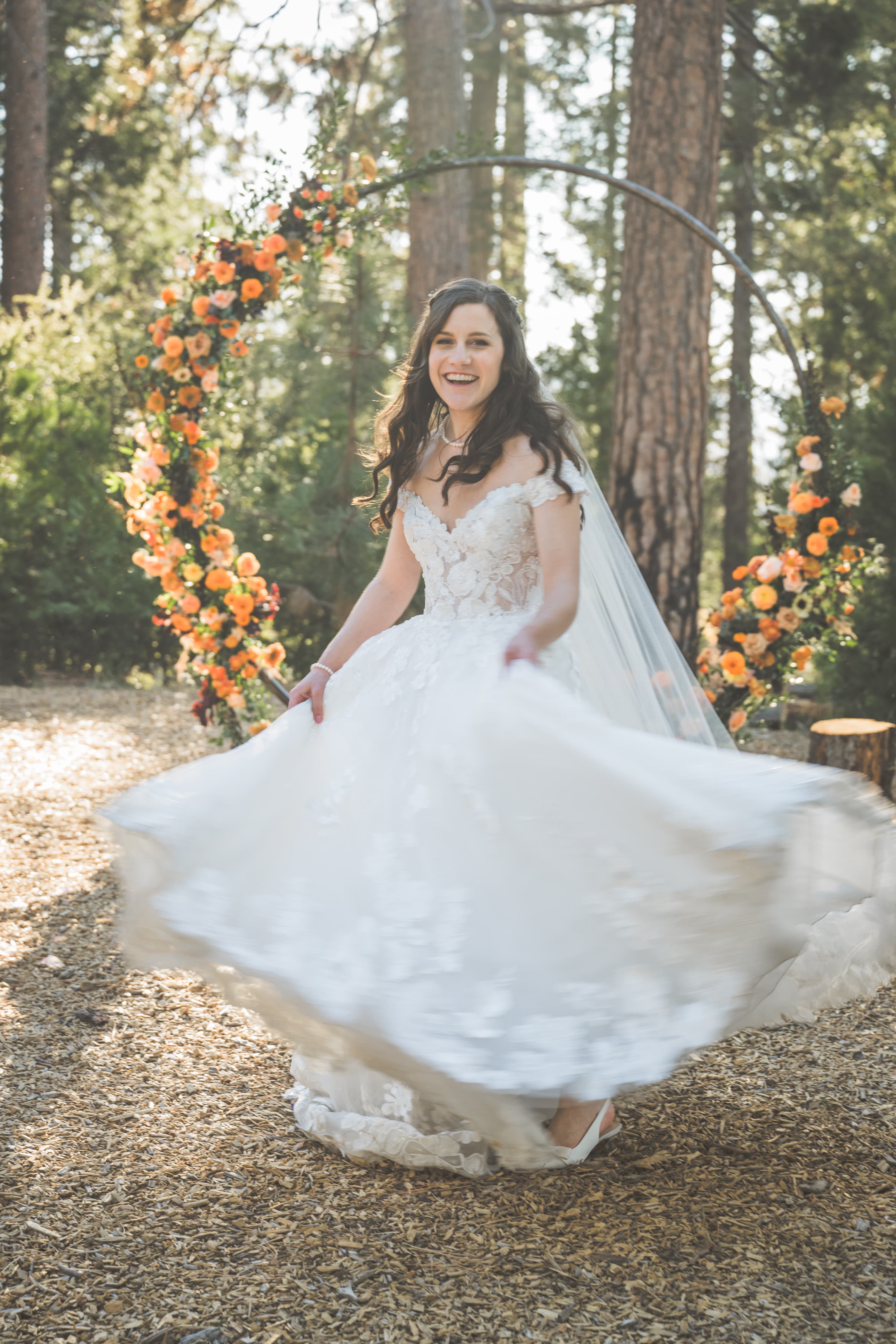 Adam and Steph Yosemite wedding — couple in the landscape of the Sierra