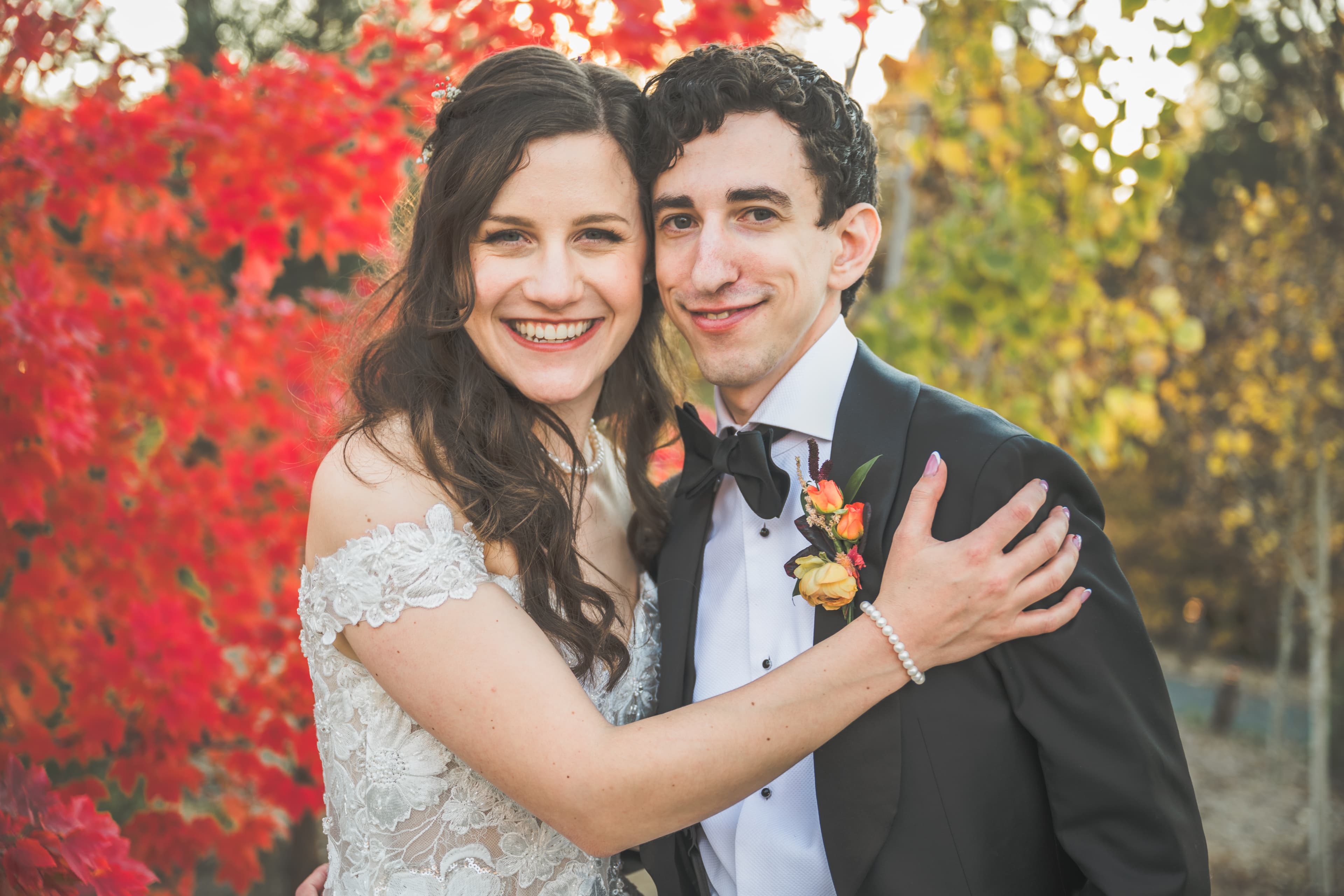 Adam and Steph wedding portrait — Sierra Nevada light in Yosemite
