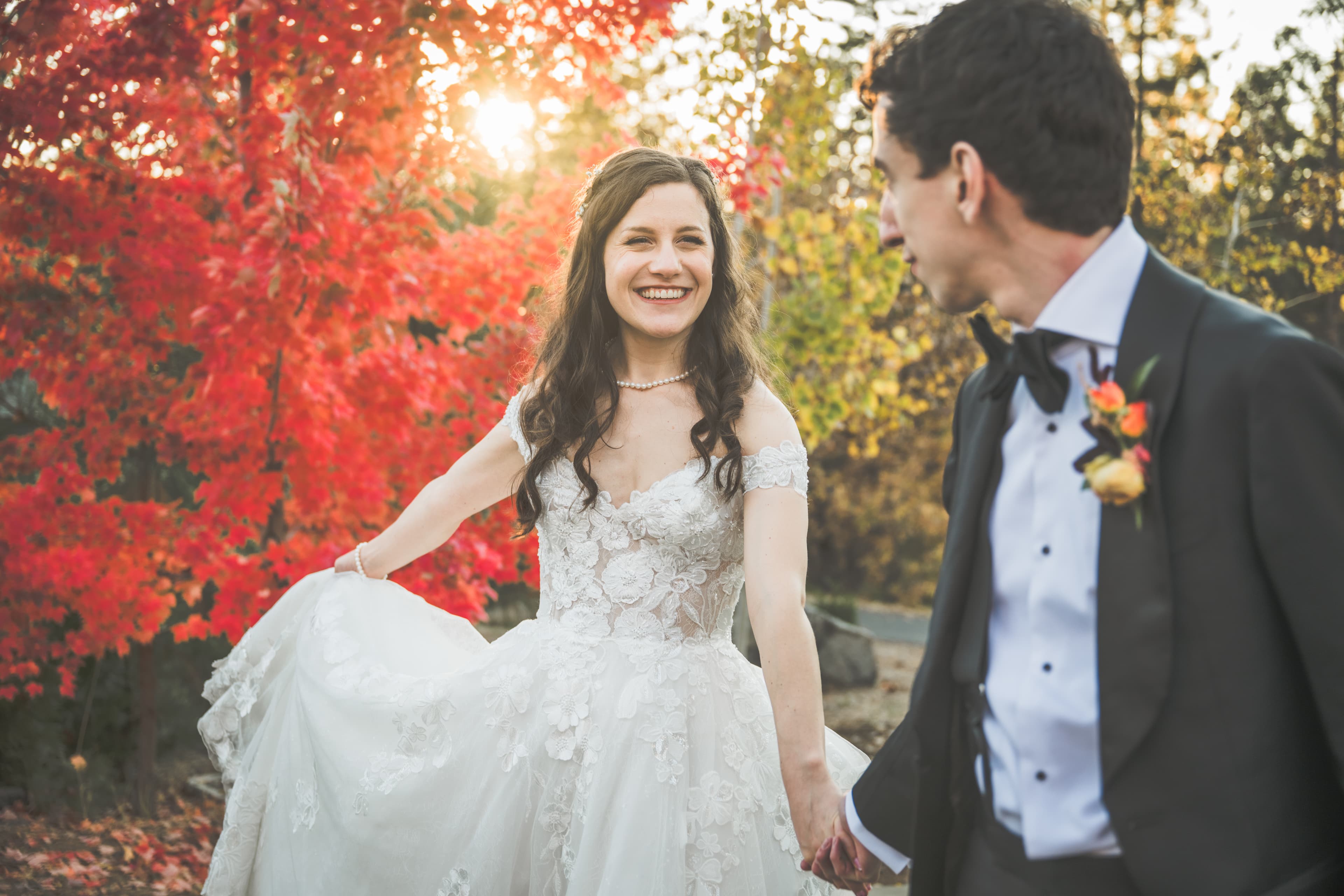 Adam and Steph Yosemite wedding — romantic portrait session