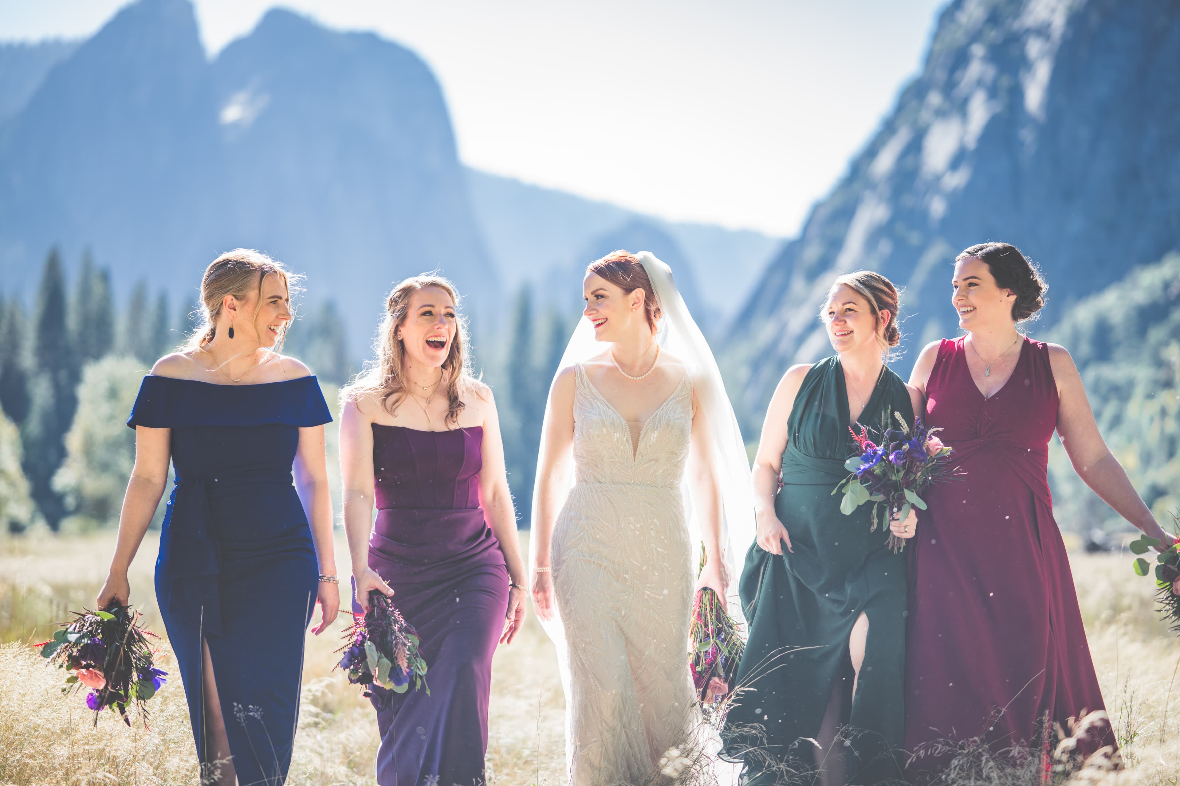 Lauren and Brian Yosemite wedding — portrait session in the Sierra Nevada